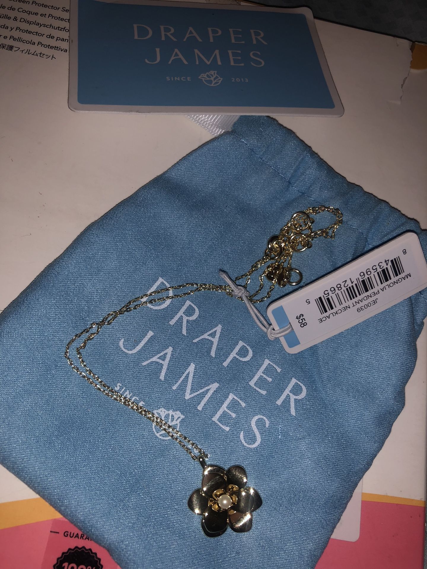 Draper James Magnolia Pendant And Cuff Set