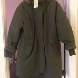 Woman Jacket With Hoodie