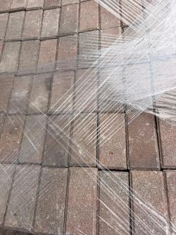 4x8 used brick pavers red mix gray color