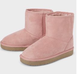 The Children’s Place Girls Mid Teddy Boots - Pink, New