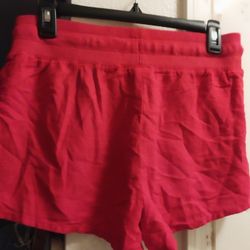 Ladies Small Red Shorts