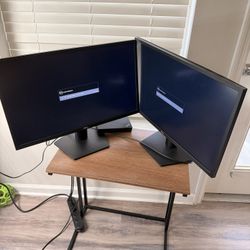 2x Dell monitors 