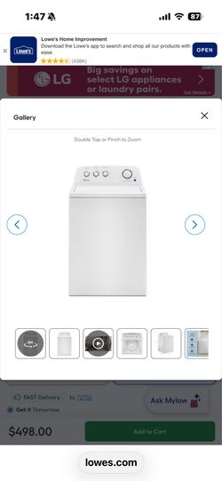 Amana Washer Auto Sensing