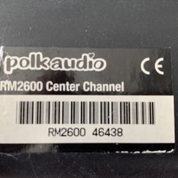 Polk Audio RM2600 Center Channel 