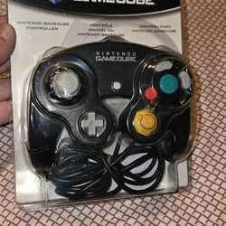 Nintendo Gamecube Black Controller In Blister Pack RARE 