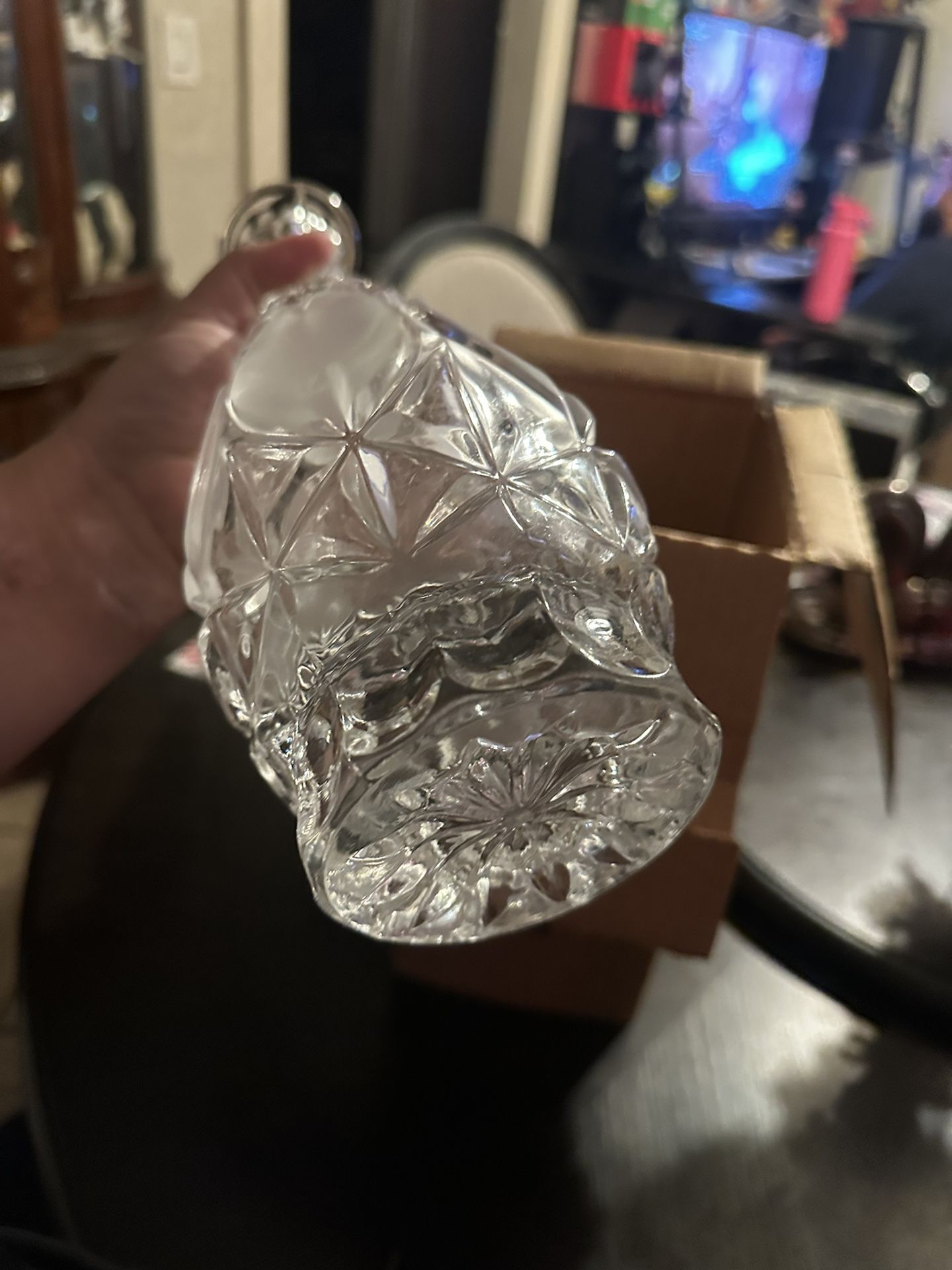 Princess House #776 Wine Decanter  West Germany 24% Lead Crystal VTG 70's