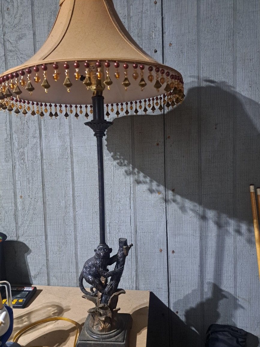 VINTAGE MONKEY LAMP