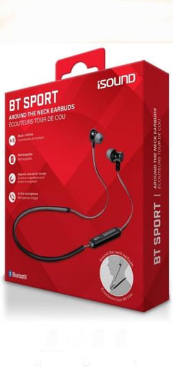 iSOUND Bluetooth BT-SPORT Headphones Neck Earbuds