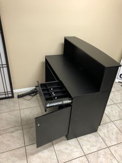 Pure Sana 48 inches Black Reception Desk for Sale in Rockledge FL