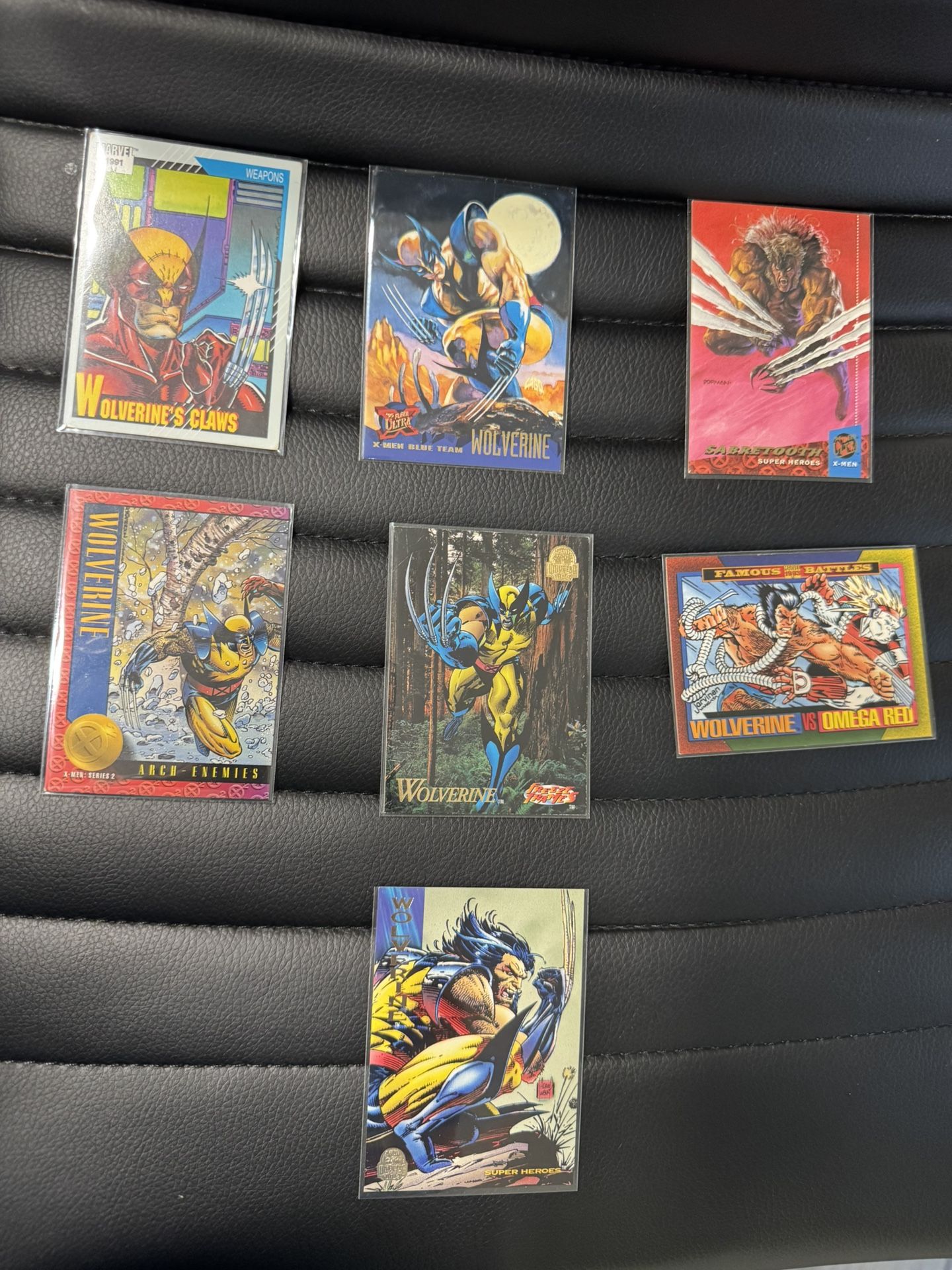Seven Wolverine Cards in New Conditions.