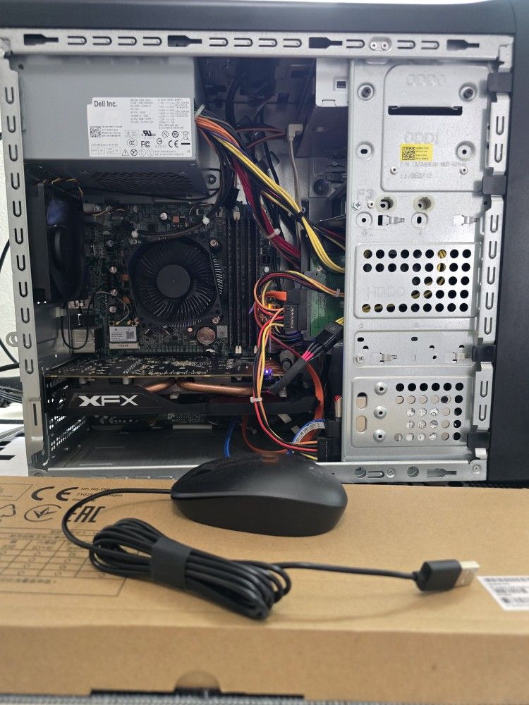 Gaming pc desktop computer dell xps intel i7, rx 570, 16 gb ram, ssd, hdd, wifi bundle