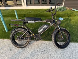 1200W Motor OFF-Road Mountain Ebike, MAX 34MPH, Range Up to 40 Miles, 20" x4.0 Fat Tire, All-Terrain