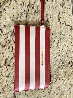 Striped michael kors wrist wallet