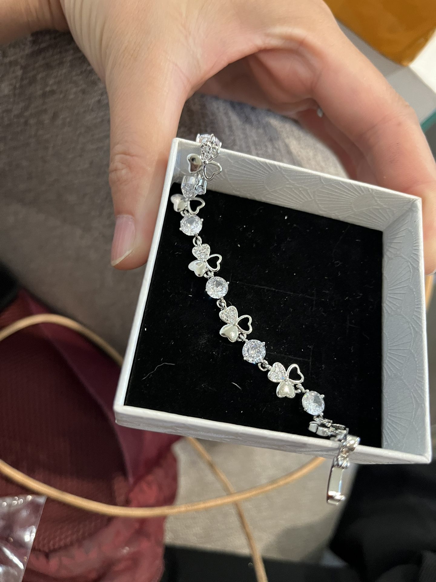 crystal diamond bracelet