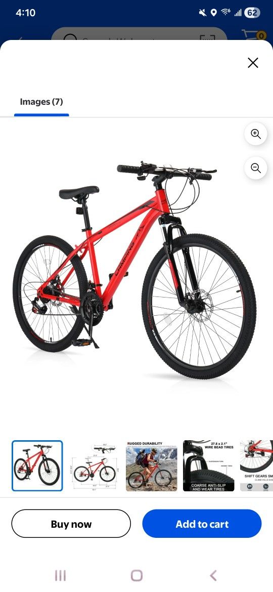 UBesGoo 27.5in Mountain Bike