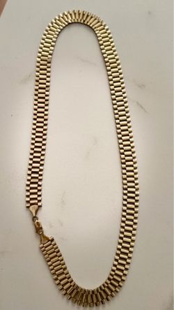 10k gold rolex chain