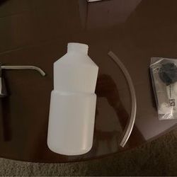 ASI 0332 Commercial Foam Soap Dispenser, Countertop Mounted, Manual-Push, Stainless Steel - 4" Spout