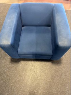 Blue couches