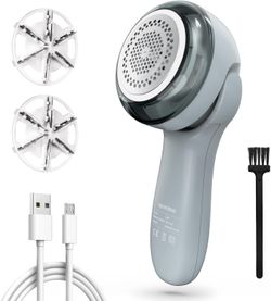 Fabric Shaver Defuzzer, Portable Lint Remover for Clothes, 2 Modes Rechargeable Sweater Shaver Effectively Remove Fuzz and Hair Ball for Furniture Cou