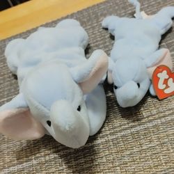 Ty Beanie Babies Peanut The Elephant 