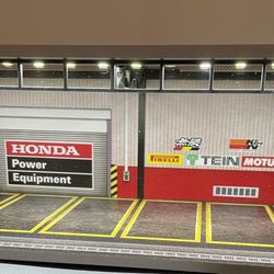1:64 Scale Honda Garage With Led Lights