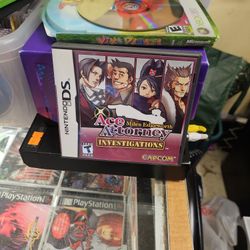 Ace Attorney Investigations: Miles Edgeworth (Nintendo DS) w/Case & Manual