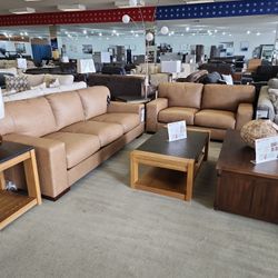 Lombardia Sofa and Loveseat Set