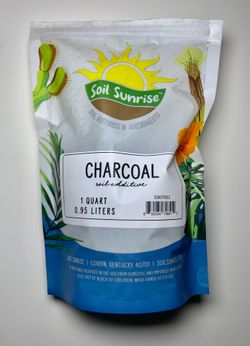 Horticultural Charcoal, Hardwood Soil Additive, Opened, 0.8 Quart