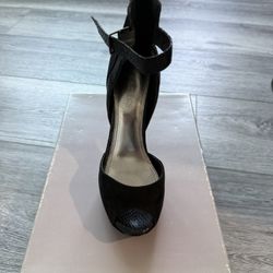 Black Suede heels