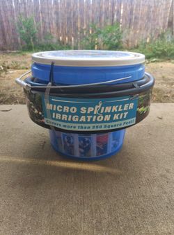 Micro Sprinkler Irrigation Kit - Covers 250ft+