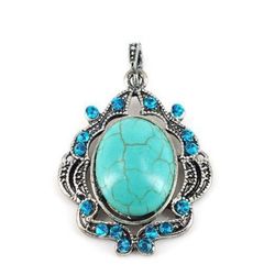 Natural Turquoise Pendent 