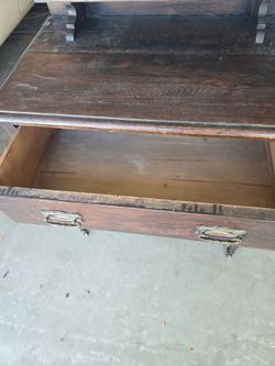 Antique vanity