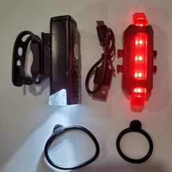 BIKE LIGHT SET FRONT & TAIL