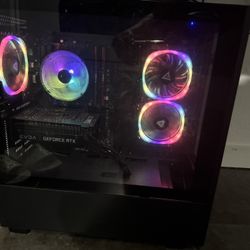 Cyber Gaming Pc And Samsung Gaming Montior 