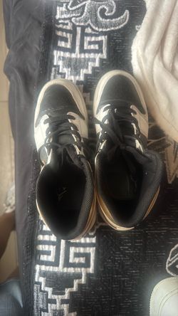 Air Jordan High-Top Sneakers Black and White