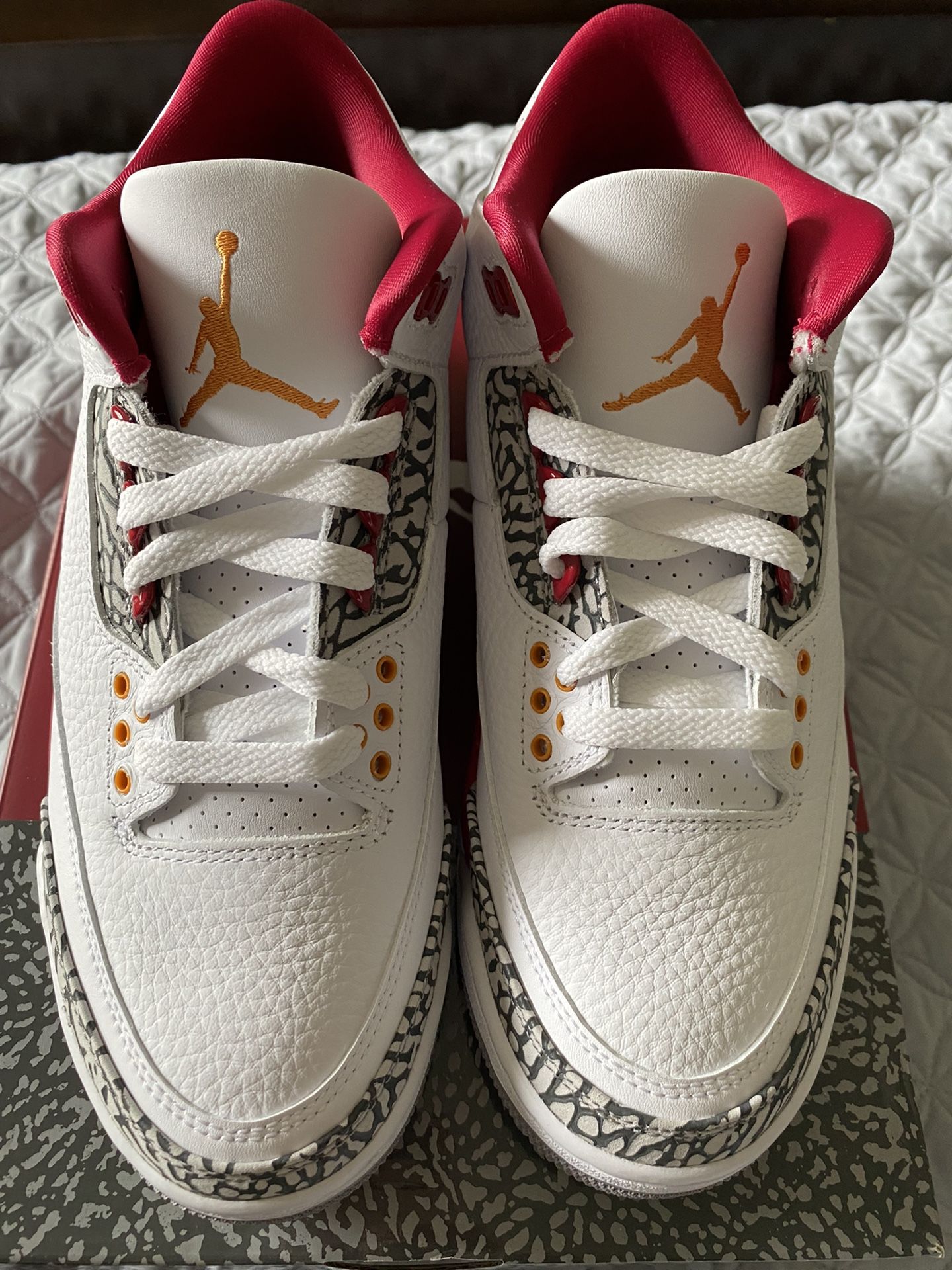 Air Jordan 3 Cardinal Red Mens 7