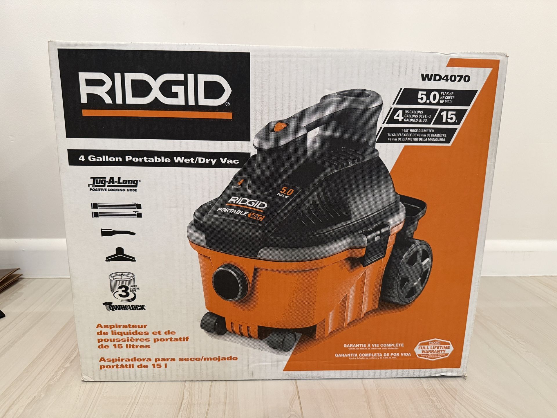 Ridgid Shop Vac.
