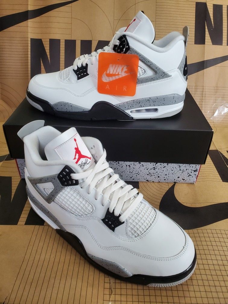 Air Jordan Retro OG White Cement Men's Size 10