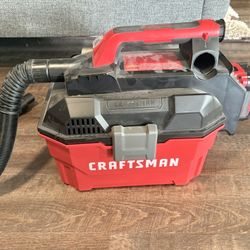 Craftsman 20V Cordless Wet/Dry Vacuum – Battery & Charger Included