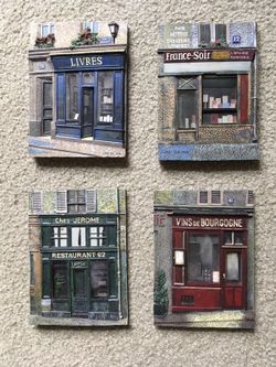 **Europe inspired 3D Wall Plaques Art