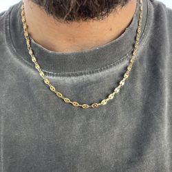 18k Solid Gold Italian Gucci Link Chain 13 Grams 