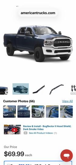 2019-2026 Ram 2500 AVS bug guard