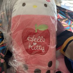 Hello Kitty Boba Plushie 10 Inch 