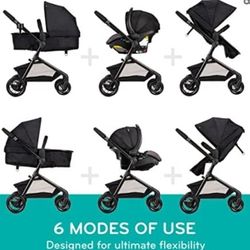 Like NEW Evenflo Stroller Carseat & Base 