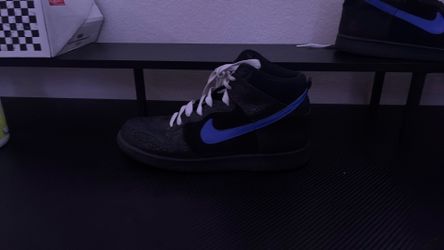 Nike dunk high black /varsity Royal