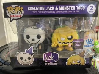 Skeleton Jack & Monster Taco Funko Pop