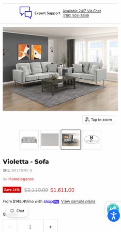 Sofa and loveseat