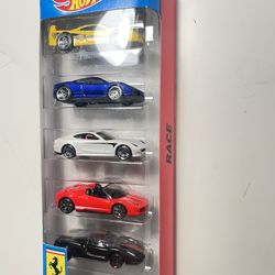Hot Wheels Ferrari 5 Pack
