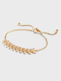 Leaf pull through bracelets