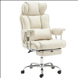 CREAM OFFICE/GAMING CHAIR